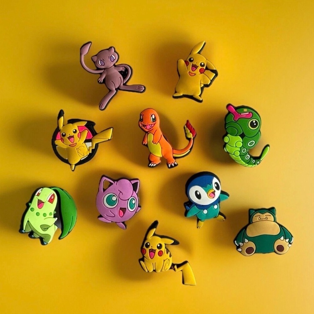 10 pc Pokemon Shoe Charms Set